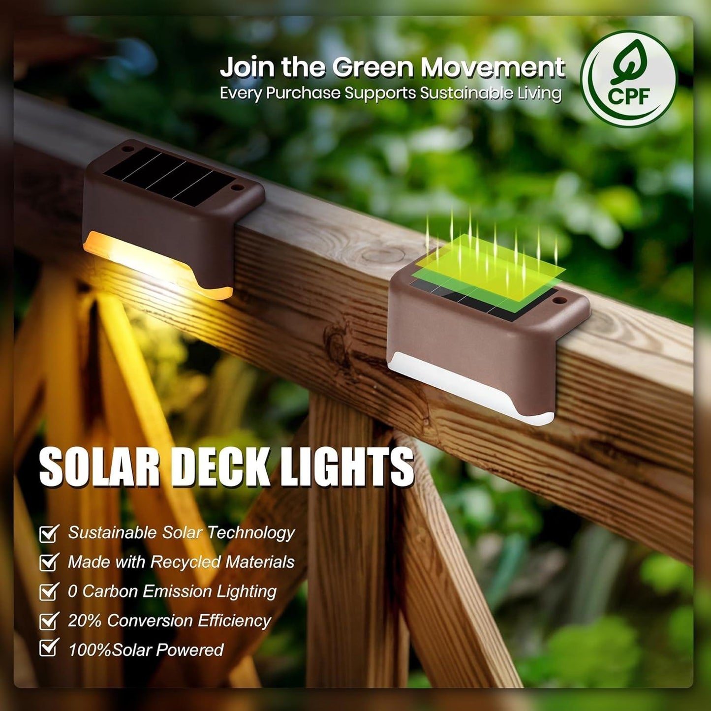 Luces Solares para Terraza, Paquete de 16, Luces LED Impermeables IP33